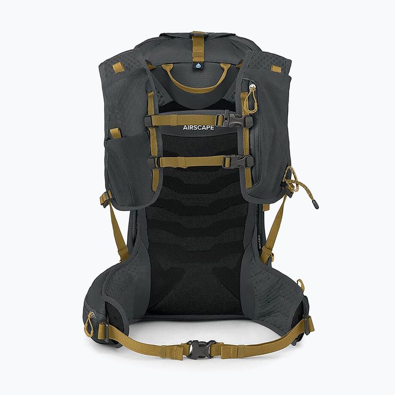 Рюкзак туристичний чоловічий Osprey Talon Velocity 20 л dark charcoal/tumbleweed yellow 3