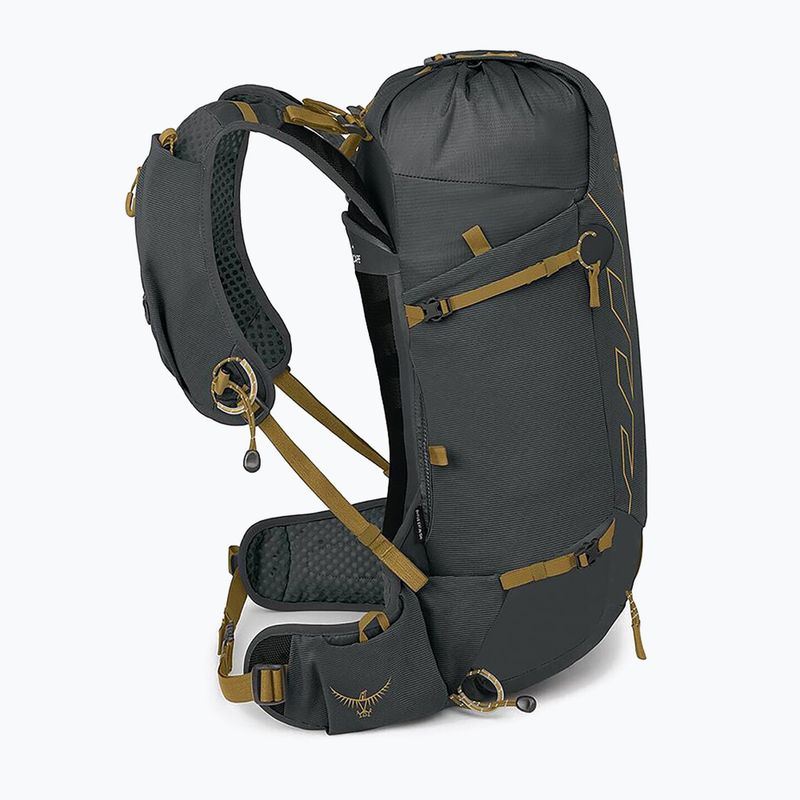 Рюкзак туристичний чоловічий Osprey Talon Velocity 20 л dark charcoal/tumbleweed yellow 5