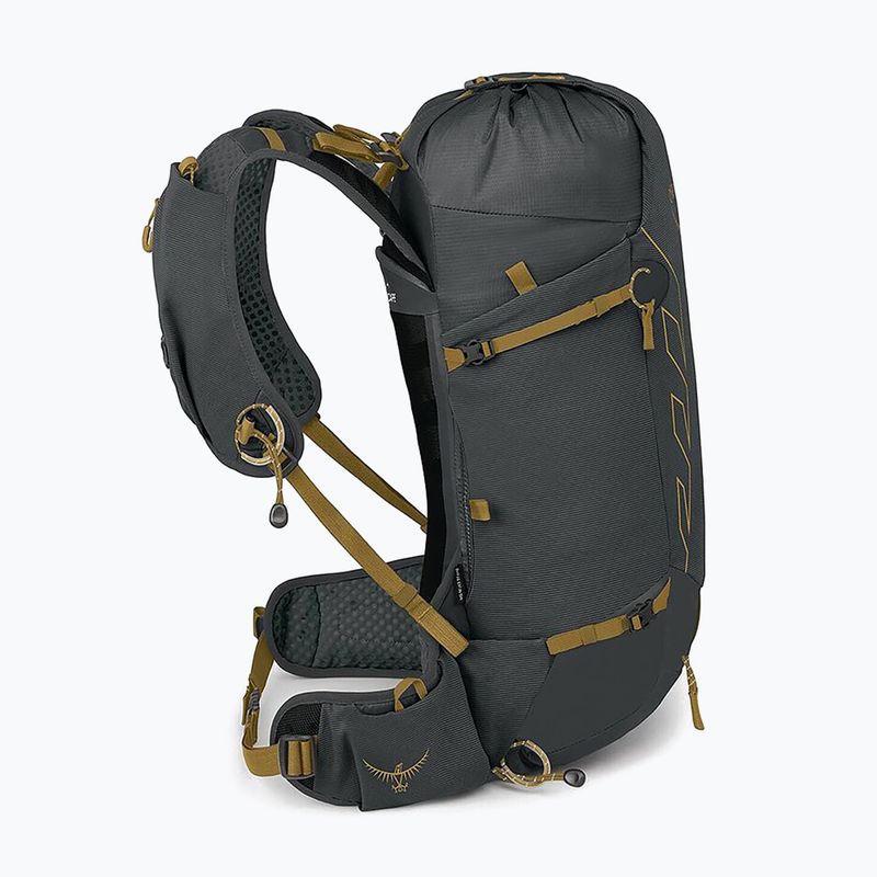 Рюкзак туристичний чоловічий Osprey Talon Velocity 20 л dark charcoal/tumbleweed yellow 5