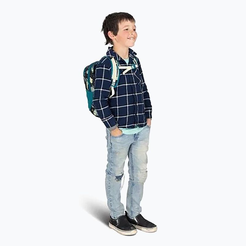 Дитячий рюкзак Osprey Daylite Youth Pack 9 л космічний туристичний принт/антикварний синій 6