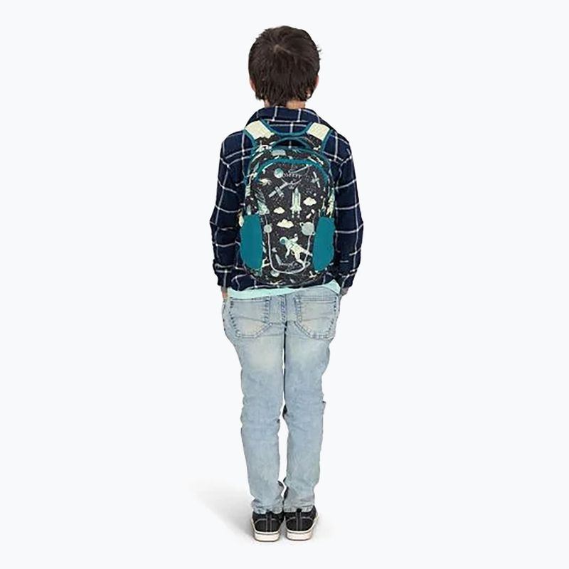 Дитячий рюкзак Osprey Daylite Youth Pack 9 л космічний туристичний принт/антикварний синій 8