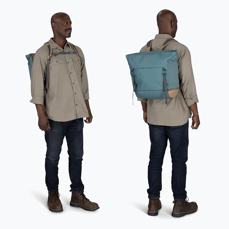 Сумка дорожня Osprey Daylite Large Tote 26 л cascade blue / latte brown 4