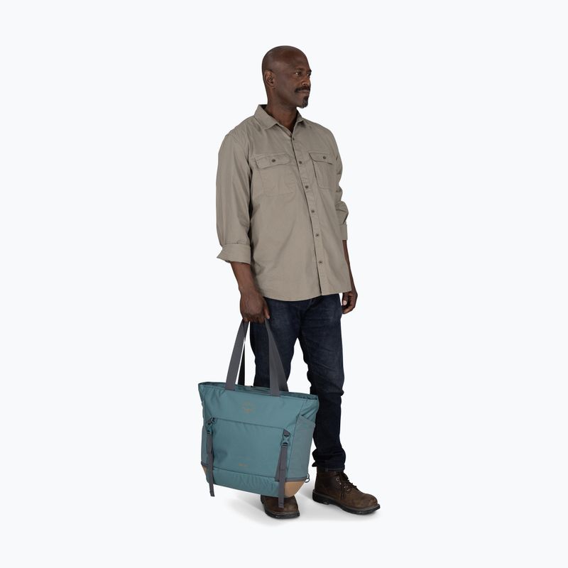 Сумка дорожня Osprey Daylite Large Tote 26 л cascade blue / latte brown 10