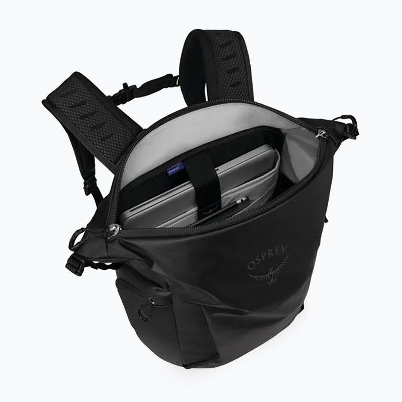 Рюкзак міський Osprey Transporter Zinch 22 л raven black 4