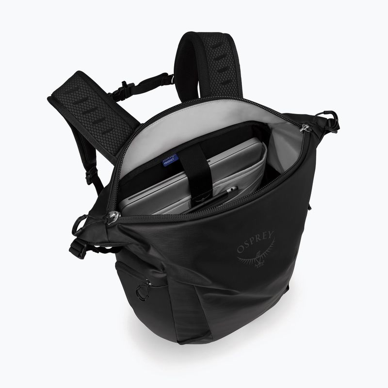 Рюкзак міський Osprey Transporter Zinch 22 л raven black 4