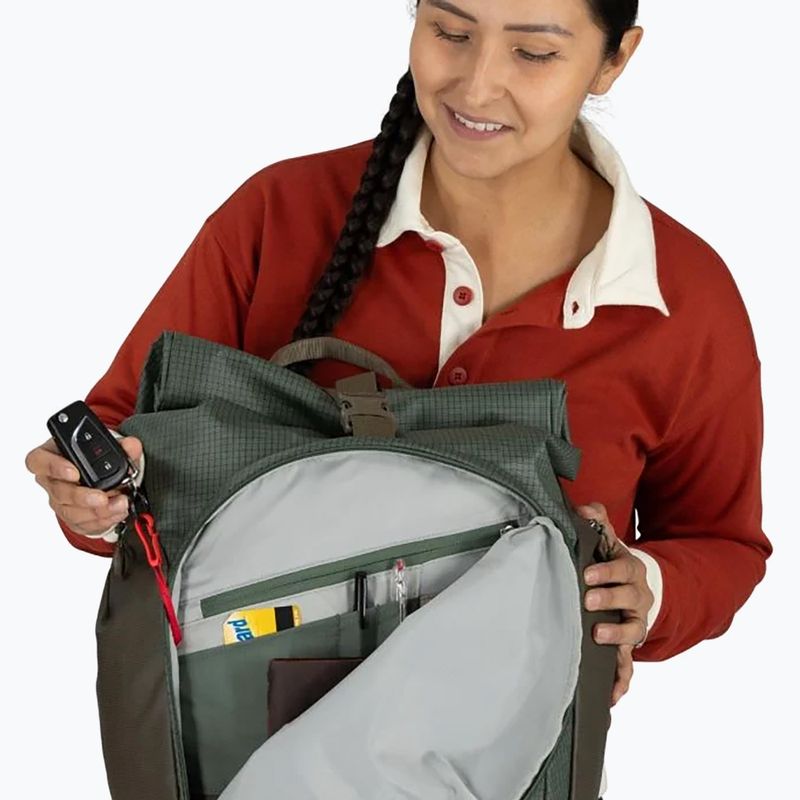 Рюкзак міський Osprey Transporter Roll Top 20 л pine leaf 11
