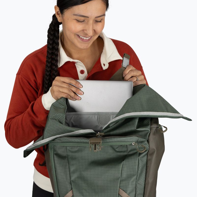 Міський рюкзак Osprey Transporter Roll Top 30 л pine leaf 12