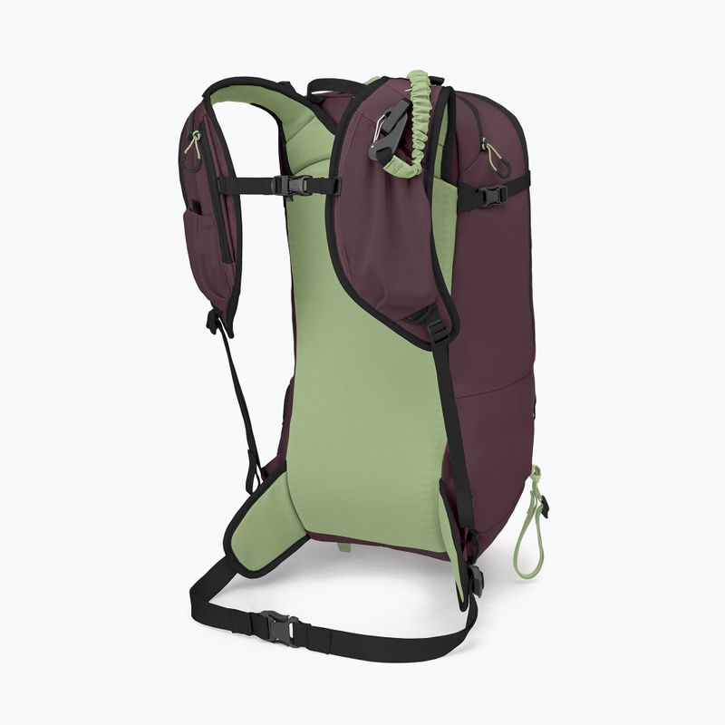 Рюкзак гірський Osprey Firn 18 л elderberry purple/peppermint green 4