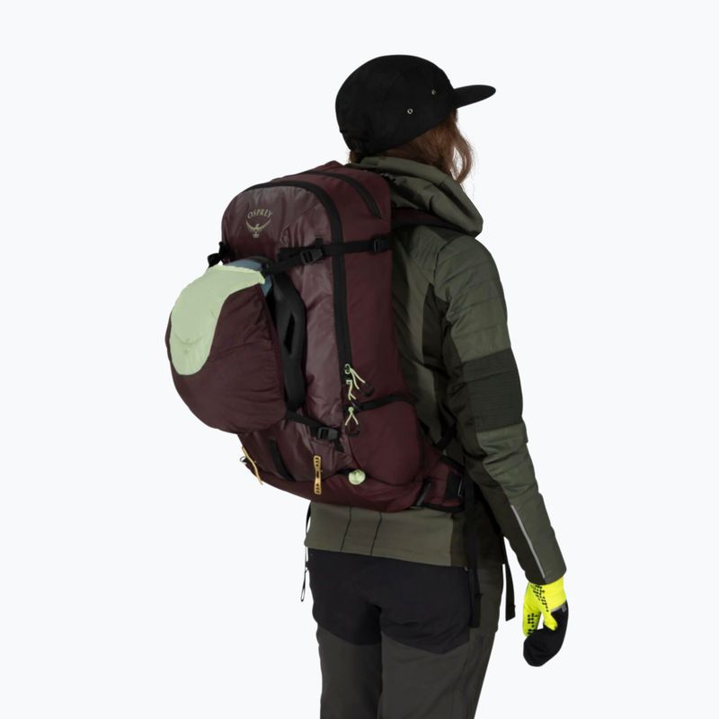 Рюкзак гірський Osprey Firn 18 л elderberry purple/peppermint green 5