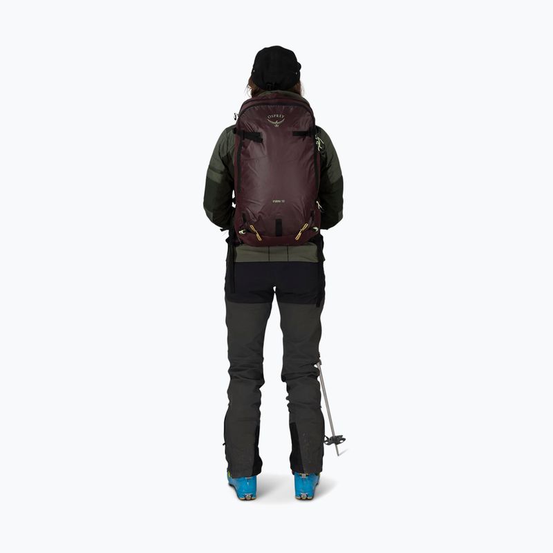 Рюкзак гірський Osprey Firn 18 л elderberry purple/peppermint green 6