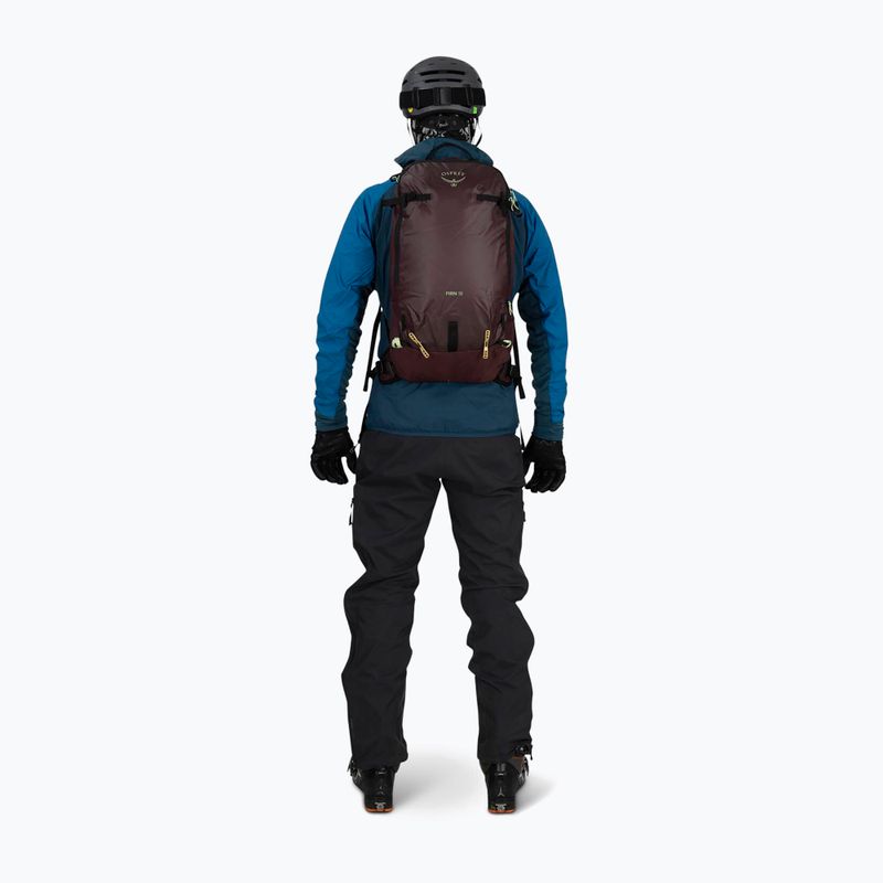 Рюкзак гірський Osprey Firn 18 л elderberry purple/peppermint green 9