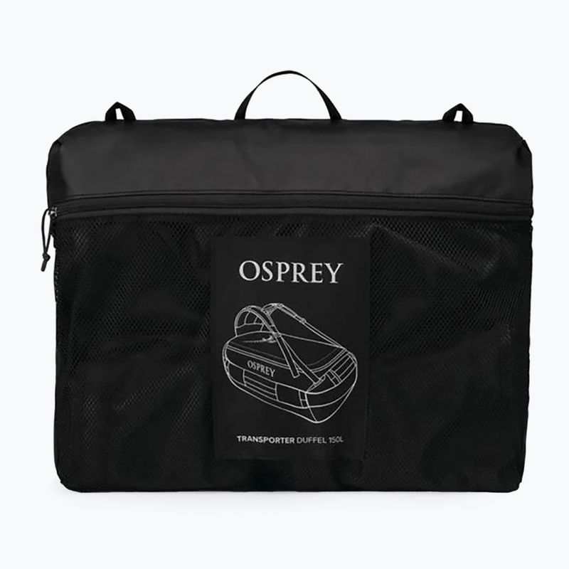 Сумка дорожня Osprey Transporter Duffel 150 л raven black 5