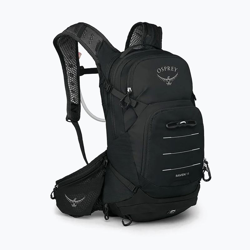 Рюкзак велосипедний жіночий Osprey Raven 14 l black 2