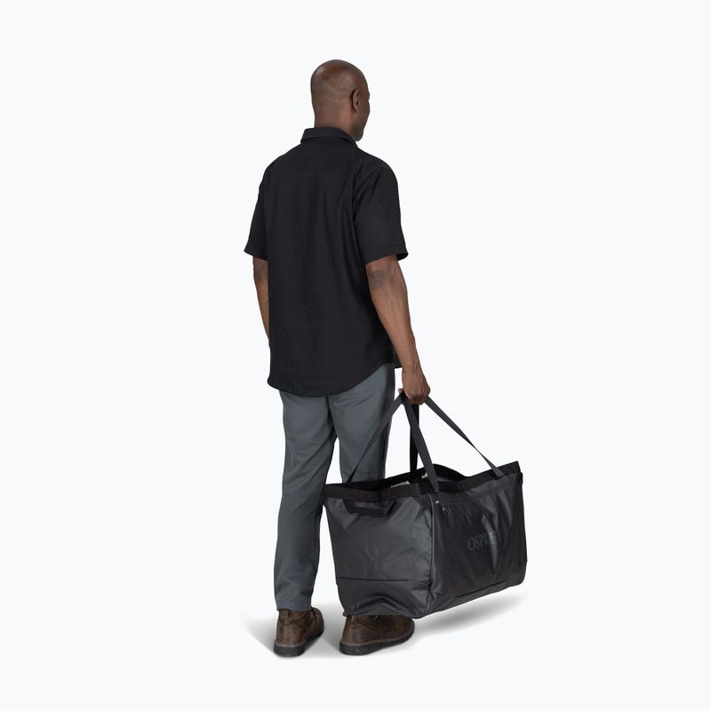 Сумка дорожня Osprey Transporter Gear Tote 60 l raven black/black 5
