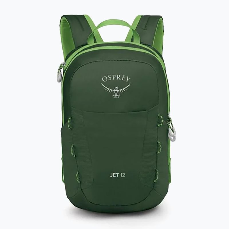 Рюкзак туристичний дитячий Osprey Jet 12 л green canopy / limeline green