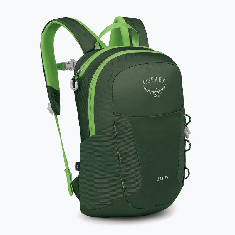 Рюкзак туристичний дитячий Osprey Jet 12 л green canopy / limeline green 2