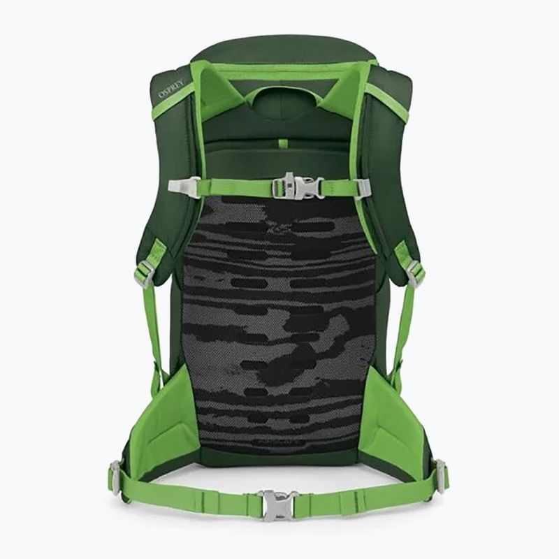 Рюкзак туристичний дитячий Osprey Jet 18 л green canopy/ limeline green 2