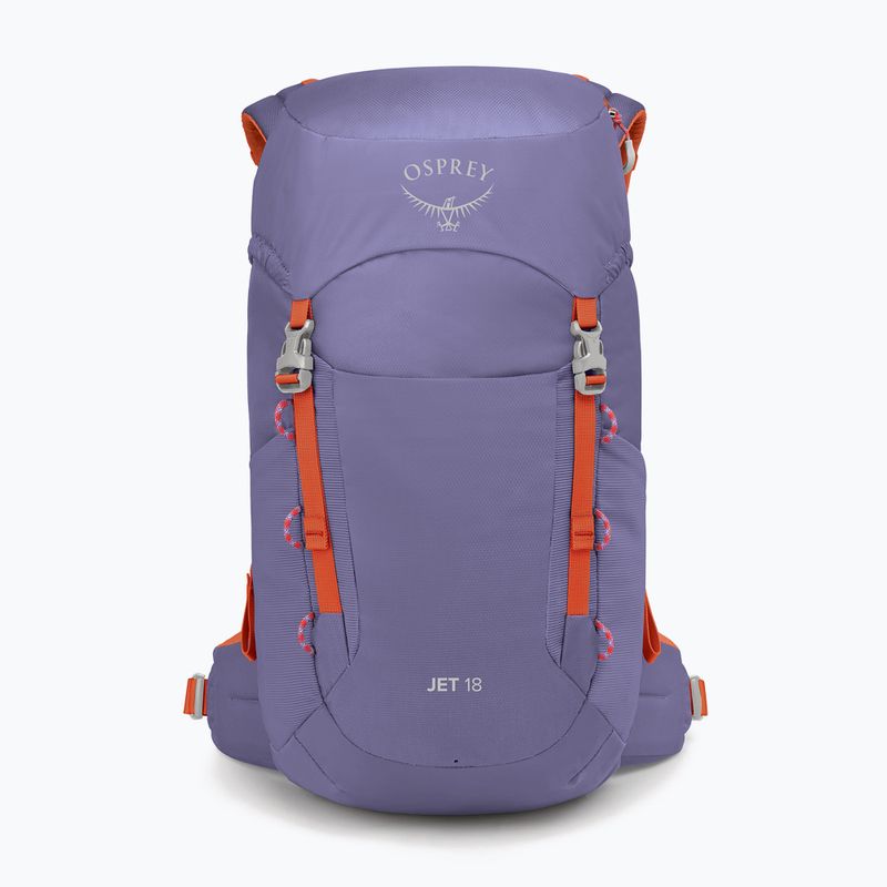 Рюкзак туристичний дитячий Osprey Jet 18 л euphoria purple/ mars orange