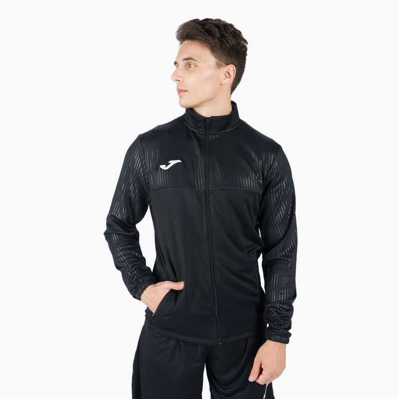 Кофта тенісна Joma Montreal Full Zip чорна 102744.100 3