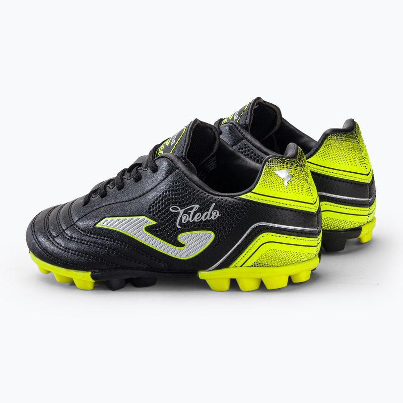 Футбольні бутси дитячі Joma Toledo HG чорні TOJW2201HG 3