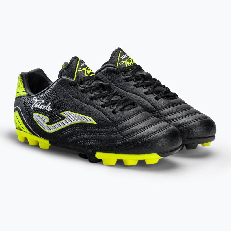 Футбольні бутси дитячі Joma Toledo HG чорні TOJW2201HG 5