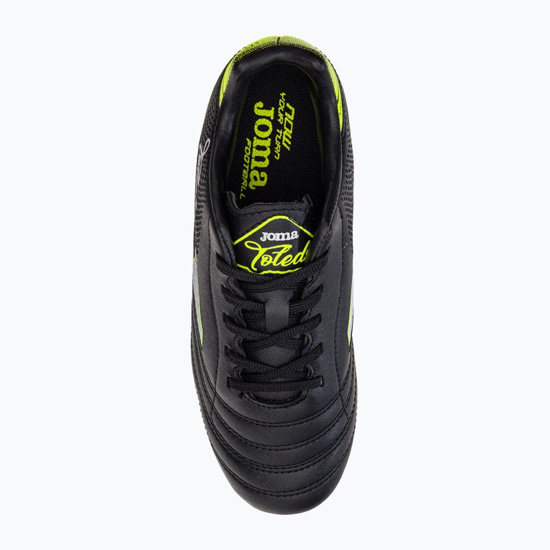Футбольні бутси дитячі Joma Toledo HG чорні TOJW2201HG 6