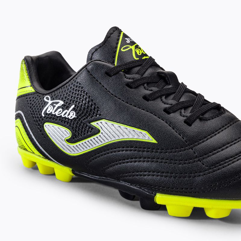 Футбольні бутси дитячі Joma Toledo HG чорні TOJW2201HG 8