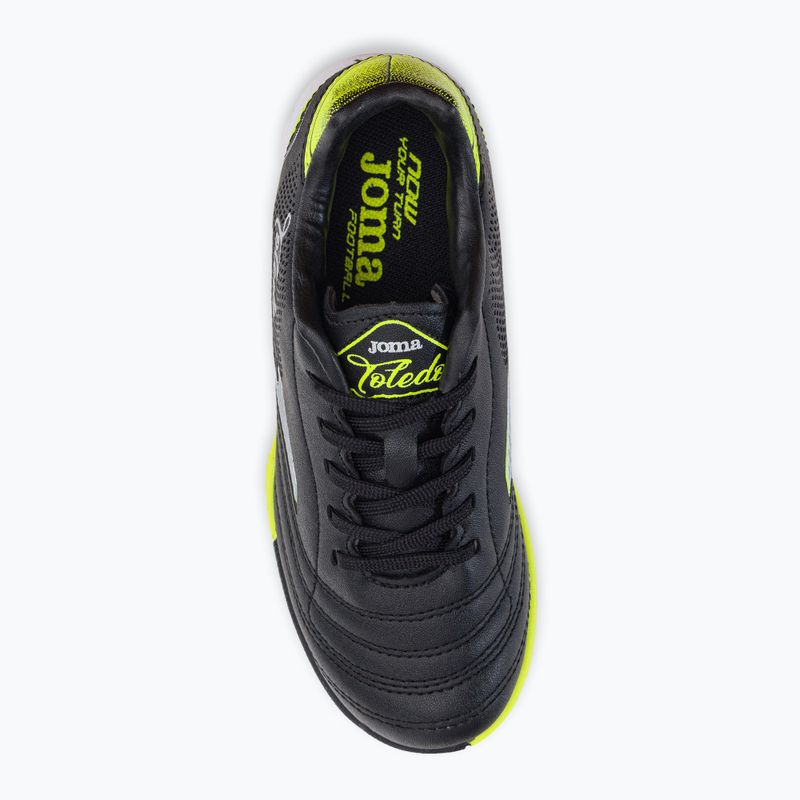 Футбольні бутси дитячі Joma Toledo TF чорні TOJW2201TF 12