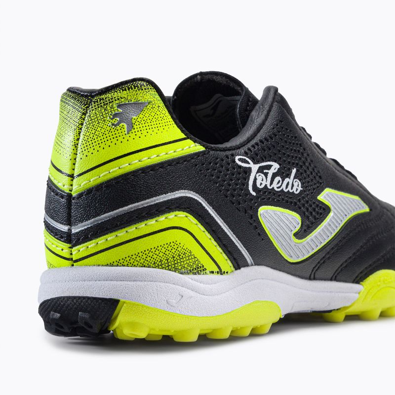 Футбольні бутси дитячі Joma Toledo TF чорні TOJW2201TF 18