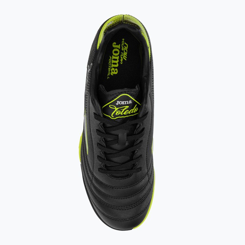 Футбольні бутси дитячі Joma Toledo TF чорні TOJW2201TF 11