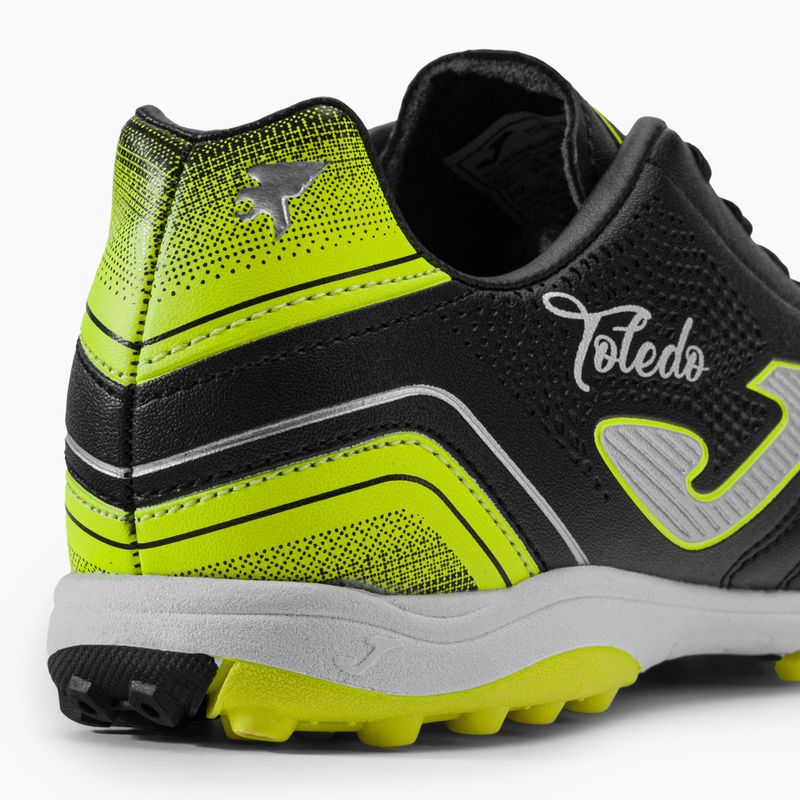 Футбольні бутси дитячі Joma Toledo TF чорні TOJW2201TF 17
