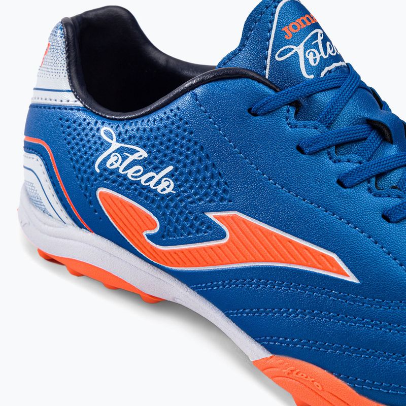 Футбольні бутси дитячі Joma Toledo TF блакитні TOJW2204TF 8