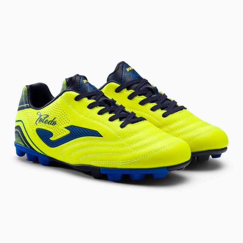 Футбольні бутси дитячі Joma Toledo HG жовті TOJW2209HG 3