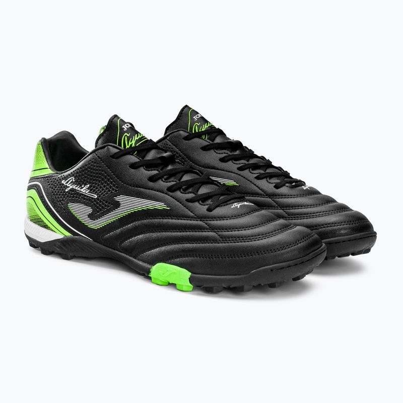 Футбольні бутси чоловічі Joma Aguila чорно-зелені AGUW2231TF 4