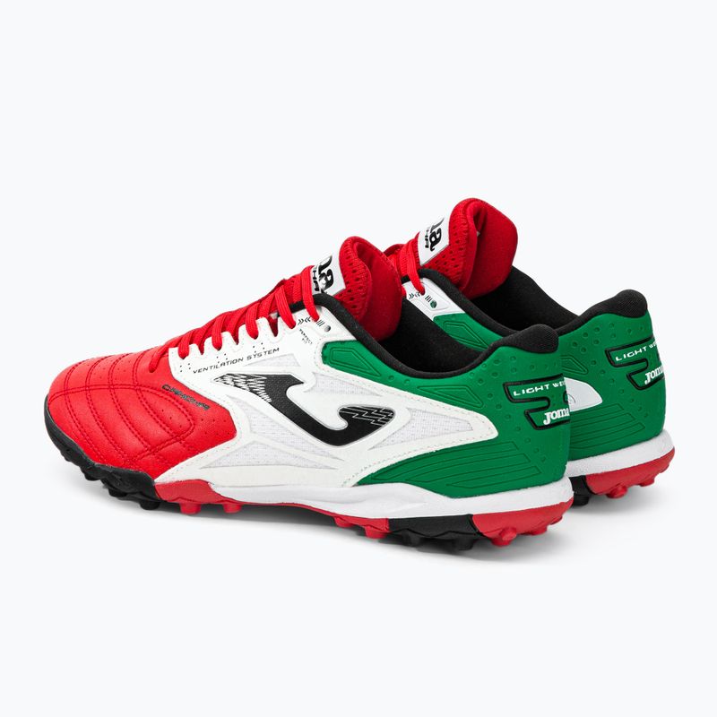 Футбольні бутси чоловічі Joma Cancha 2216 TF червоно-білі CANW2216TFC 3