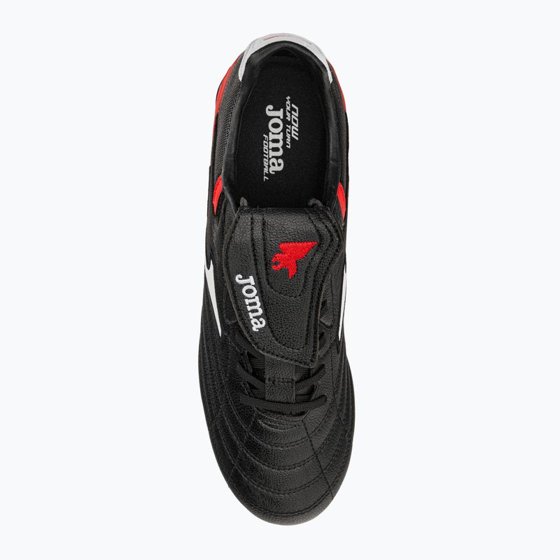 Футбольні бутси чоловічі Joma Aguila Cup FG чорно-червоні ACUS2301FG 6