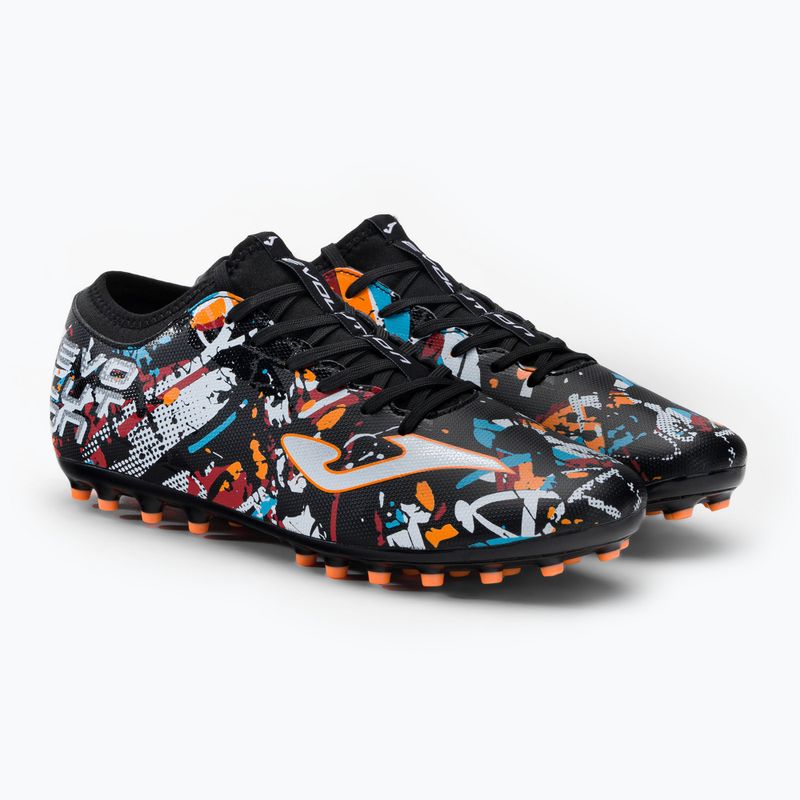 Футбольні бутси чоловічі Joma Evolution AG чорно-кольорові EVOS2331AG 4