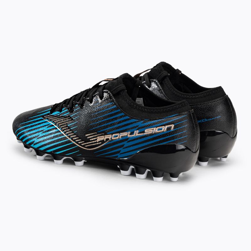 Футбольні бутси чоловічі Joma Propulsion Cup AG чорно-блакитні PCUS2301AG 3