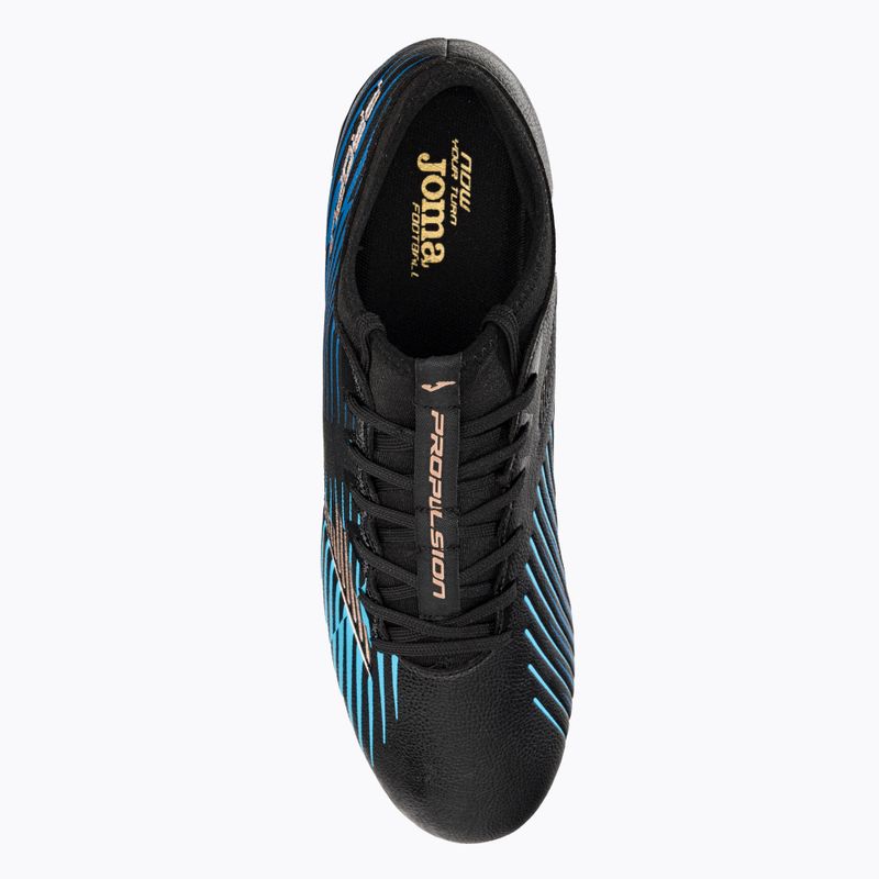Футбольні бутси чоловічі Joma Propulsion Cup AG чорно-блакитні PCUS2301AG 6