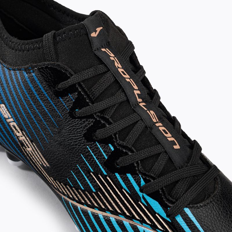 Футбольні бутси чоловічі Joma Propulsion Cup AG чорно-блакитні PCUS2301AG 10
