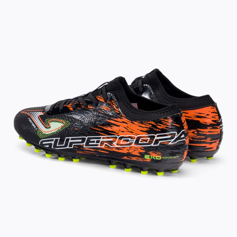 Футбольні бутси чоловічі Joma Super Copa AG чорні SUPS2301AG 3