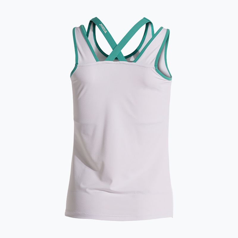 Футболка тенісна жіноча Joma Smash Tank Top turquoise 2