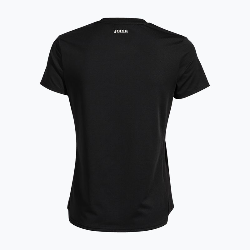 Футболка тенісна жіноча Joma Smash black 2