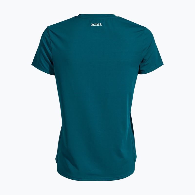Футболка тенісна жіноча Joma Smash green 2