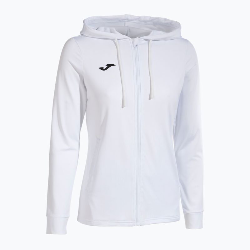 Кофта тенісна жіноча Joma Sculpture II Zip-Up Hoodie white 8