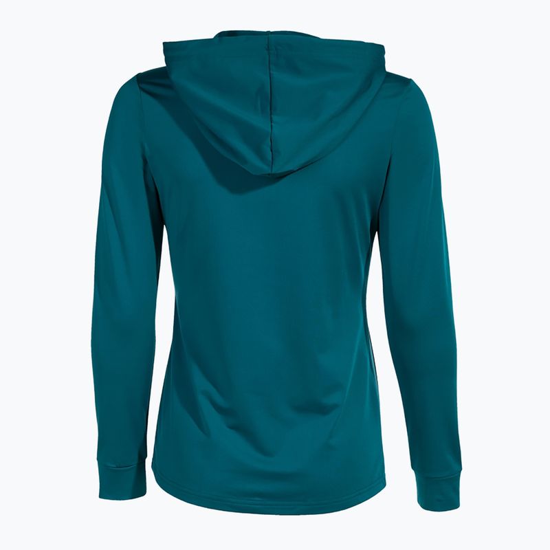 Кофта тенісна жіноча Joma Sculpture II Zip-Up Hoodie green 10