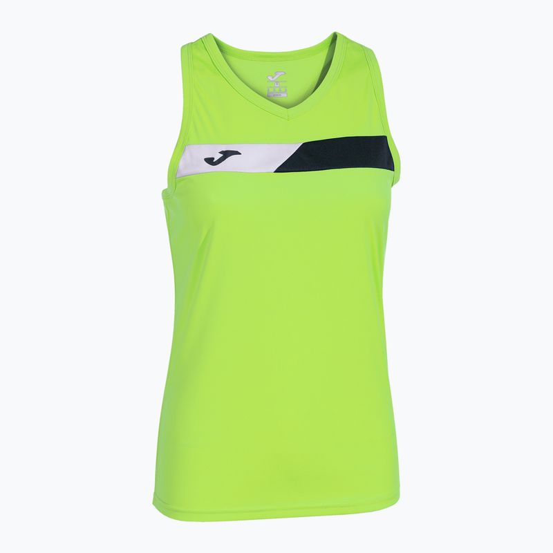 Танк топ тенісний жіночий Joma Court Sleeveless lime/black