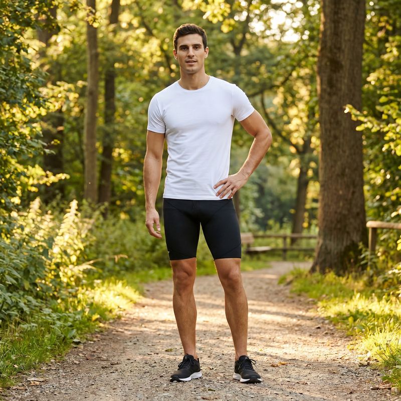 Шорти для бігу чоловічі Joma R-Trail Nature Short Tights чорні 103163 14