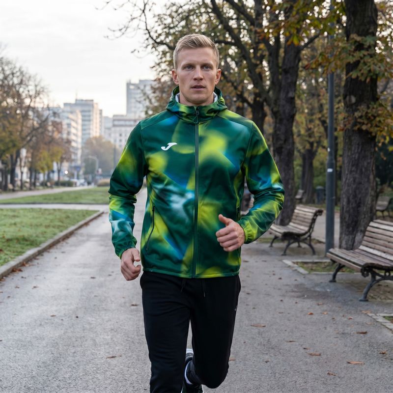 Чоловіча куртка для бігу Joma R-Trail Nature Raincoat Green 103218 12