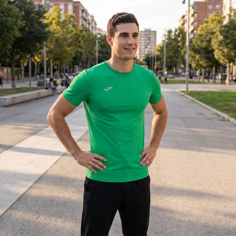 Футболка для бігу чоловіча Joma R-City зелена 103171.425 5